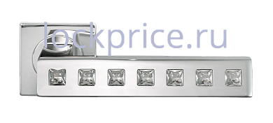 Картинка Дверные ручки MORELLI LUXURY DC-1-S CRO (CULLINAN) Цвет - Хром